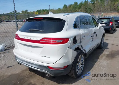 2017 Lincoln Mkc Reserve из США, поврежденный, VIN 5LMCJ3D93HUL46478